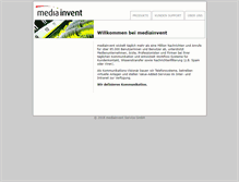 Tablet Screenshot of mediainvent.at